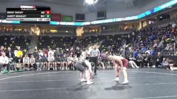 190 lbs 5th & 7th Place - Mikey Bailey, Independence vs Jarett Bradley, Winterset