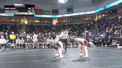 190 lbs 5th & 7th Place - Mikey Bailey, Independence vs Jarett Bradley, Winterset