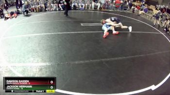 65 lbs Round 1 (4 Team) - Jackson Hermann, Kansas Mamba vs Dawson Gassen, South Dakota Thunder