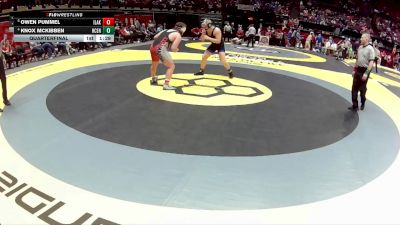 D3-215 lbs Quarterfinal - Owen Pummel, Indian Lake vs Knox McKibben, Harrison Central