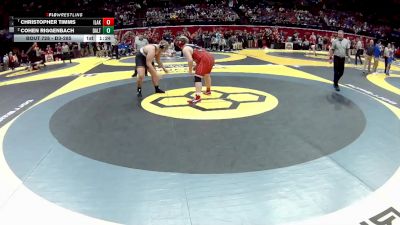 D3-285 lbs Quarterfinal - Christopher Timms, Indian Lake vs Cohen Riggenbach, Dalton