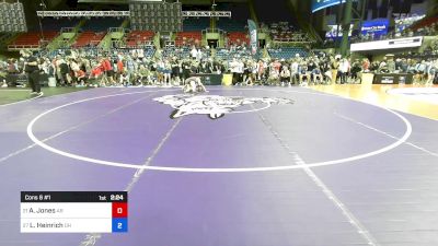 170 lbs Cons 8 #1 - Archer Jones, AR vs Lydia Heinrich, OH