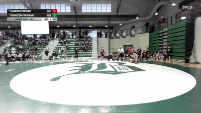 157 lbs Quarterfinal - Damien Pierro, Don Bosco Prep vs Kohlton Vargas, Christian Brothers High