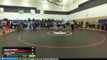 220 lbs Quarterfinal - Gauge Seubert, Cheney vs Daren Airey, Mt. Spokane