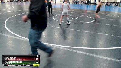 85 lbs Quarterfinals (8 Team) - Maddox Mercado, St. Peter vs Jack Skoog, UNC (United North Central)