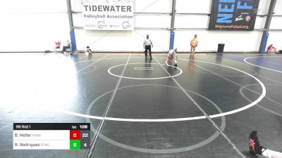 105 lbs Rr Rnd 1 - Bode Heller, Iron Horse Wrestling Club vs Ronnie Rodriguez, Shore Thing Sand