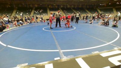 90 lbs Rr Rnd 2 - Dash Durant, Team Tulsa NDT vs Johnathon Primeaux, Mojo Mulisha 12U