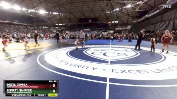 49 lbs Cons. Round 4 - Emmett Mahaffie, Steelclaw Wrestling Club vs Meztli Zuniga, Team Aggression Wrestling Club