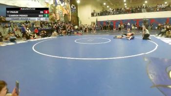 175 lbs Champ. Round 2 - Camron Pedigo, Mountain Home vs Ty Paulin, Coeur D Alene