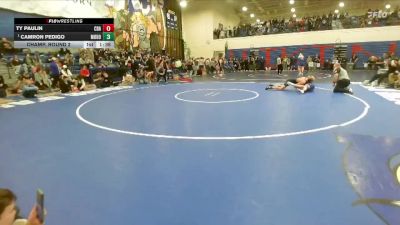 175 lbs Champ. Round 2 - Camron Pedigo, Mountain Home vs Ty Paulin, Coeur D Alene