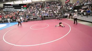 3A 100 lbs Champ. Round 1 - Emilee Mendez, Ogden vs Lexi Madsen, Juab
