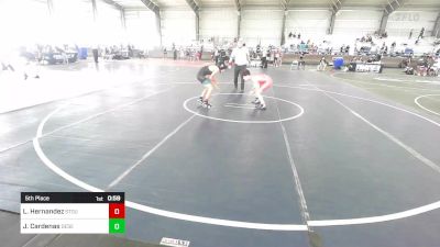 109 lbs 5th Place - Leonel Hernandez, Stout Wr Acd vs Jacoby Cardenas, Desert Dogs WC