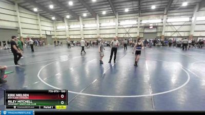 100 lbs Champ. Round 1 - Riley Mitchell, Viewmont Wrestling Club vs Kirk Nielsen, Box Elder Stingers