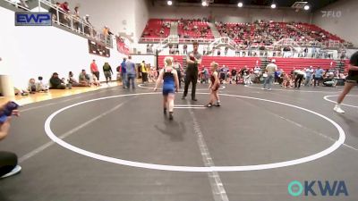 60 lbs Rr Rnd 1 - Tinslynn Burdick, Perry Wrestling Academy vs Baylee Holzbaugh, Team Guthrie Wrestling