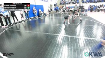 55 lbs Semifinal - Lowen Johnson, Lincoln Christian vs Lincoln Wright, Broken Arrow Wrestling Club
