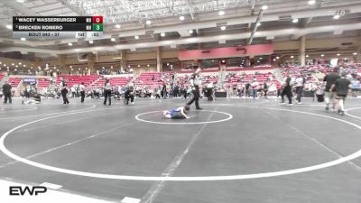 37 lbs Round 4 - Wacey Wasserburger, Midwest Destroyers vs Brecken Romero, Mile High