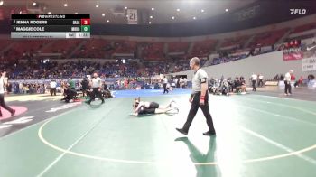 6A/5A Girls 145 Quarterfinal - Maggie Cole, Mountainside Girls vs Jenna Rogers, Dallas Girls