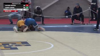 149 lbs Quarterfinal - James Linder, Western New England vs Hayden Brown, Johnson & Wales (RI)