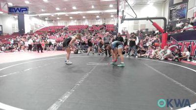 100 lbs Semifinal - Yareli Flores, Scrappers vs Sicilie Lomeli, Oklahoma Mafia