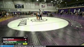 105 lbs Quarterfinal - Elyssa Armendariz, Moses Lake (Girls) vs Olivia Morales, Chiawana