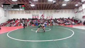 110 lbs Champ. Round 3 - Lillianna Rupert, Nampa vs Kanani Watts, Eagle