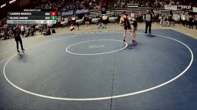 D 2 113 lbs 1st Place Match - Landen Modica, Archbishop Rummel vs Blake Andre, Archbishop Shaw