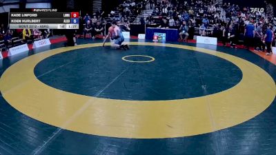 65kg Cons. Round 4 - Kade Linford, Lethbridge Amateur Wrestling Association vs Koen Hurlbert, Lakehead Wrestling Club
