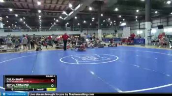 106 lbs Round 4 (6 Team) - Bryce Kirkland, TROJAN WRESTLING CLUB vs Dylan Hart, WILDCAT WRESTLING CLUB