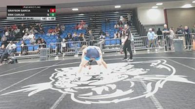 144 lbs Consi Of 64 #2 - Grayson Garcia, IL vs Erik Carlile, PA