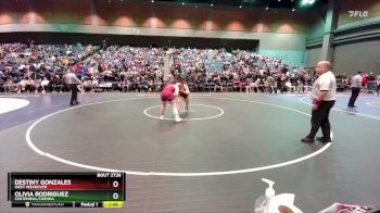 155 lbs Semifinal - Destiny Gonzales, West Wendover vs Olivia Rodriguez, Centennial/Corona