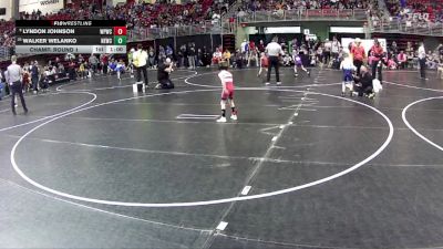 53 lbs Champ. Round 1 - Walker Welanko, Nebraska Elite Wrestling Club vs Lyndon Johnson, West Point Wrestling Club