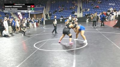 185 lbs Quarterfinal - Zanayaly Rodriguez, Springfield Central (W) vs Storm Pizzaro, Putnam