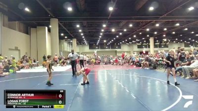 65 lbs Round 3 (6 Team) - Connor Arthur, Gladiator WA vs Logan Forst, Predator WC