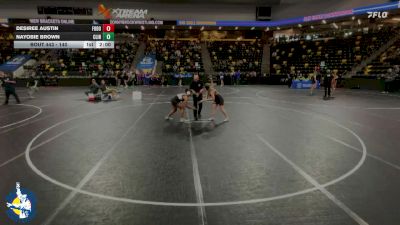 140 lbs Cons. Round 1 - Desiree Austin, Fort Dodge vs Nayobie Brown, Clinton