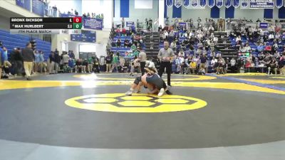150 lbs 7th Place Match - Bronx Dickson, Indian Lake vs Max Hurlbert, St. John Jesuit