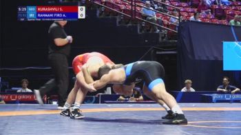 92 kg 1/4 Final - Sandro Kurashvili, Georgia vs Abolfazl Yaser Rahmani Firouzjaei, Iran