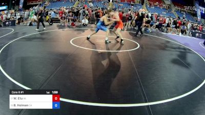 165 lbs Cons 8 #1 - William Etu, VA vs Bailey Holman, CA