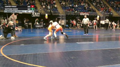 124 lbs Consy 3 - Carter Fogle, Boyertown vs Matthew Nigro, Nazareth