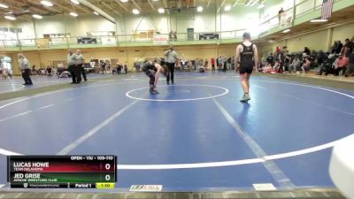 105-110 lbs Quarterfinal - Jed Grise, Apache Wrestling Club vs Lucas Howe, Team Oklahoma