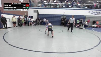 85 lbs Cons. Round 3 - Grady Estrada, Fighting Squirrels Wrestling Club vs Liam Udy, Raft River Wrestling