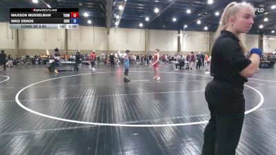 106 lbs Consi Of 8 #2 - Maxson Musselman, Team Barracuda vs Niko Xenos, Caveman Wrestling
