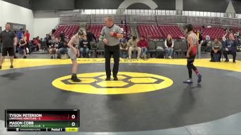 75 lbs Placement Matches (8 Team) - Mason Cobb, Patriots Wrestling Club vs Tyson Peterson, LAW/Crass Wrestling