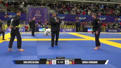 Andrea Verdemare vs Juan Lopes Da Silva 2026 European Jiu-Jitsu IBJJF Championship