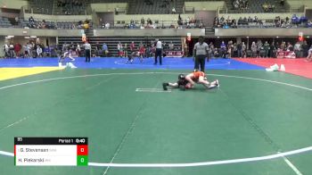 95 lbs Round 5 - George Stevensen, Summit Wrestling Academy vs Hudson Piekarski, Moorhead Magic