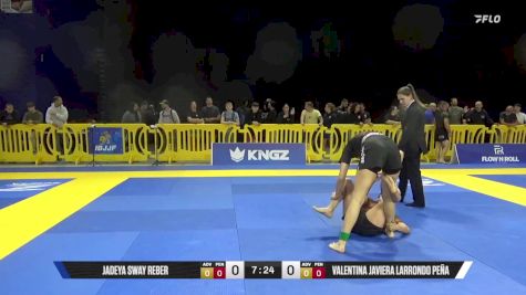 Valentina Javiera Larrondo Peña vs Jadeya Sway Reber 2025 Pan IBJJF Jiu-Jitsu No-Gi Championship