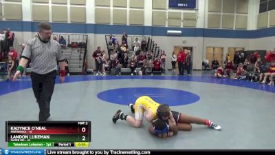 115 lbs Round 2 (4 Team) - Landon Lukeman, Mater Dei vs Kadynce O`Neal, Mishawaka