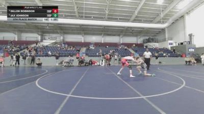 126 lbs 3rd Place Match - Jax Johnson, 208 Spartans vs Dillon Robinson, 208 Spartans