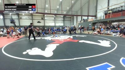 U8 FS - 53 lbs Champ. Round 3 - Eli Marteeny, Ilwaco Anchors Wrestling Club vs Mason Hong, All-Phase Wrestling Club