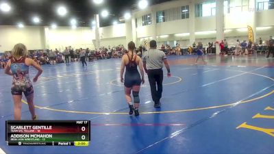 130 lbs Round 2 (8 Team) - Scarlett Gentille, Team STL Yellow vs Addison Mcmahon, Iron Lion Wrestling