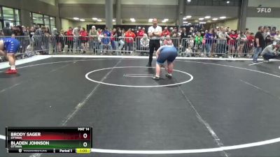 235 lbs Cons. Round 2 - Brody Sager, Ottawa vs Bladen Johnson, Ottawa